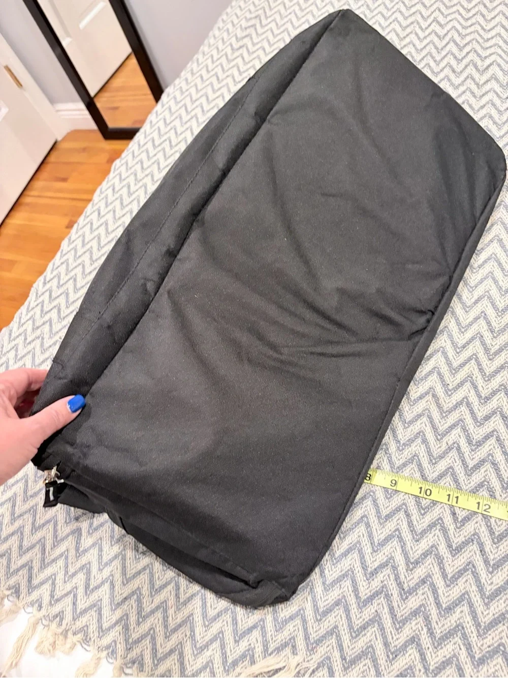 Black Duffel Bag with Eastern New York Soccer Referee Association Badge